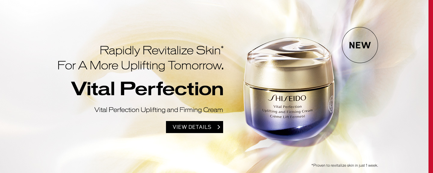 Rapidly Revitalize Skin* For A More Uplifting Tomorrow. Vital Perfection NEW Vital Perfection Uplifting and Firming Cream *Proven to revitalize skin in just 1 week. VIEW DETAILS